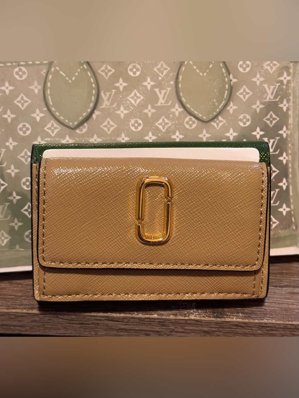Marc Jacobs Snapshot Mini Compact Wallet (Sandcastle/Multi) - NWOT